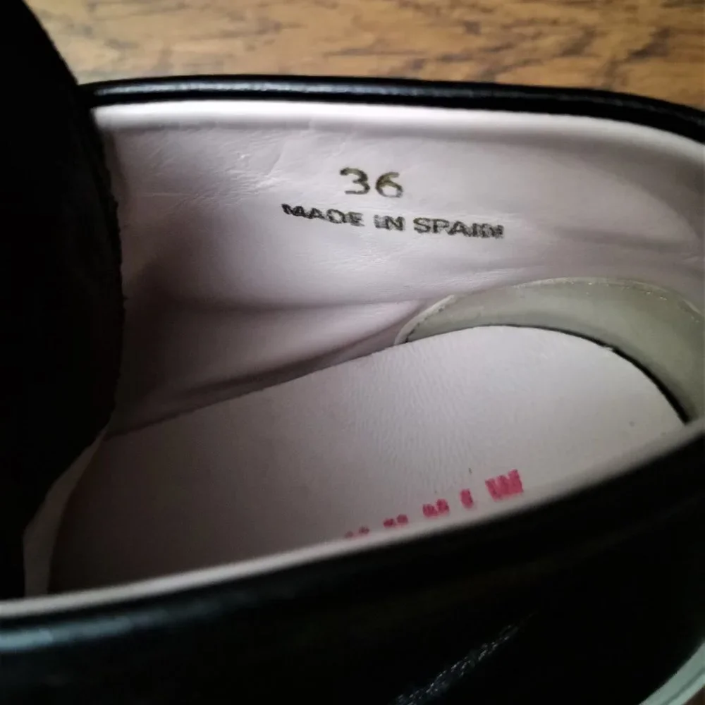 Minna Parikka Black Leather Bunny Ears High Top Sneakers, EUR 36 US 6 - Picture 9 of 9